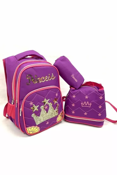 Новый сезон Комплект для начальной школы с терморюкзаком и ланч-боксами