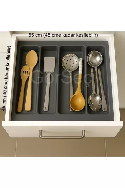  cm Drawer Organizer  cm Spoon Holder  cm Ladle Holder (Can Be Cut Up to  cm)