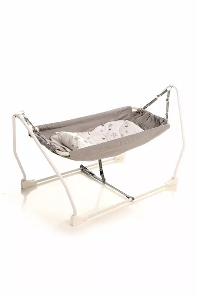 Marmaris Portatif Ayaklı Sallanan Bebek Hamağı ( Ay)