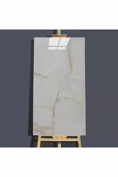 Самозалепващ се гъвкав пяна бял PVC мраморен панел  см за баня, тоалетна и кухня