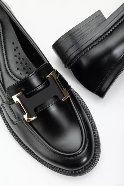 حذاء لوفر جلدي بموجودية أرثوبيدية آنا