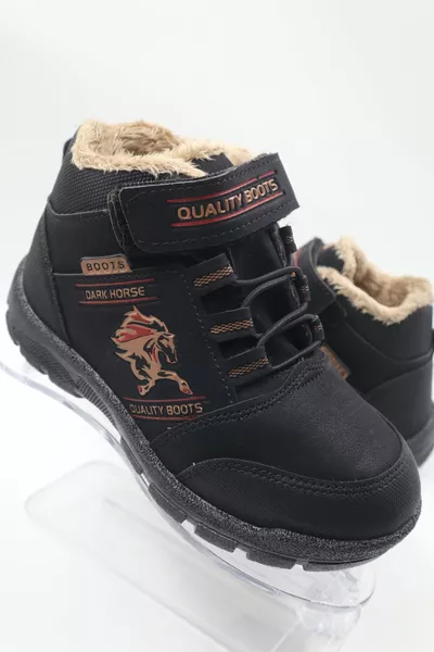 حذاء أطفال صوفي خفيف مقاوم للبرد للشتاء للاستخدام اليومي