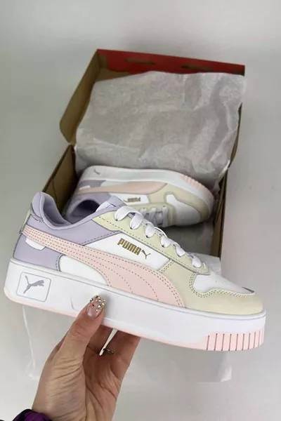 Kadın Kalın Topuk SoftFoam Sneaker Ayakkabı