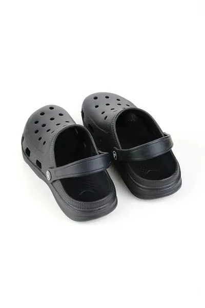 Сиви удобни и леки водоустойчиви EVA сандали