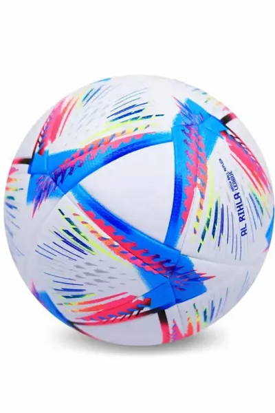 كرة قدم تصميم كأس العالم، المقاس 5، كرة ملعب صناعي، كرة مباراة + مضخة