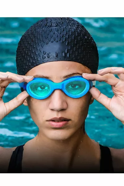 Професионални специални регулируеми очила за плуване, против замъгляване и водоустойчиви, с кутия, за басейн и море