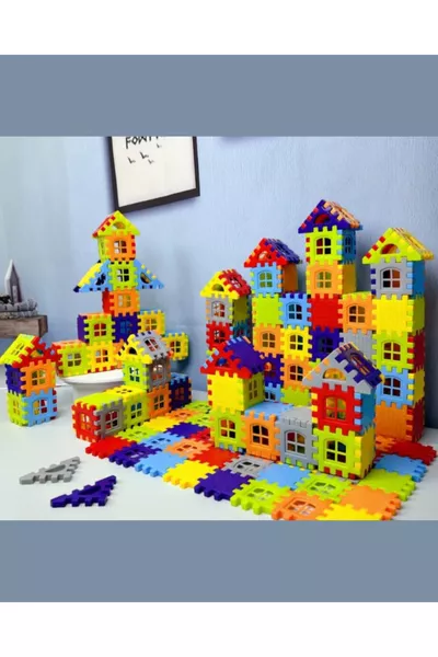 Puzzle City 3D Blocs de Construction et de Design Ensemble de Jouets Éducatifs