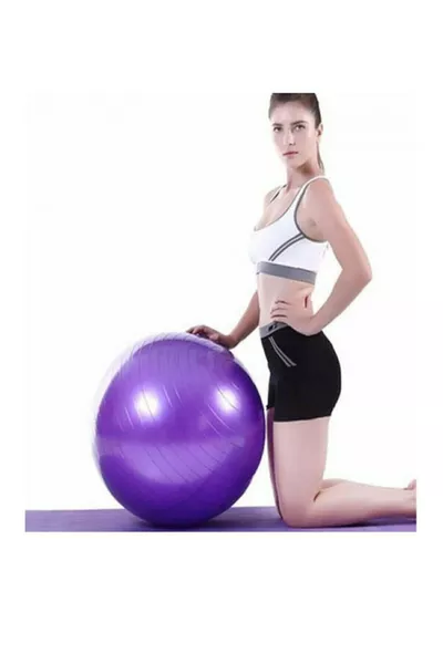  Cm Fitilli Pilates Topu Ve Pompa Seti Plates Denge Yoga Spor Egzersiz Top Jimnastik Fitness Gym