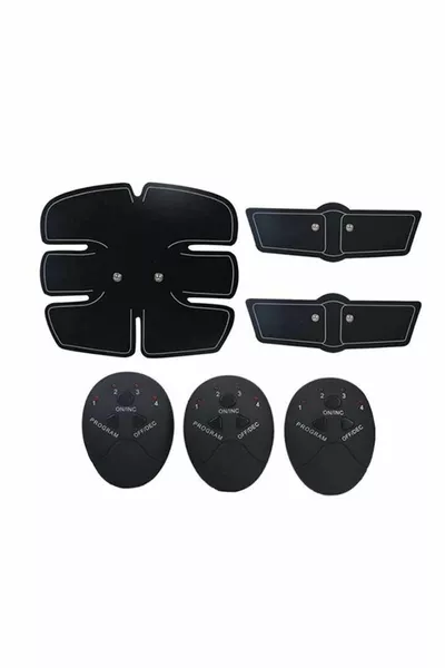 جهاز سمارت فيتنس لتقوية البطن والعضلات مع وحدة تحكم ثلاثية في جهاز Sixpad للتدريب