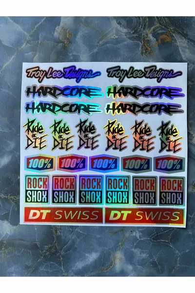 MotorfietsFietsMerk Sticker Set, Sticker Etiket