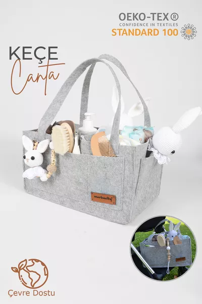 Praktische Organizer voor Verzorging van Baby's Vilt Moeder Baby Verzorgingstas