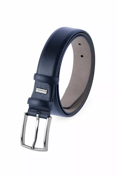 Navy Blue Men's Belt