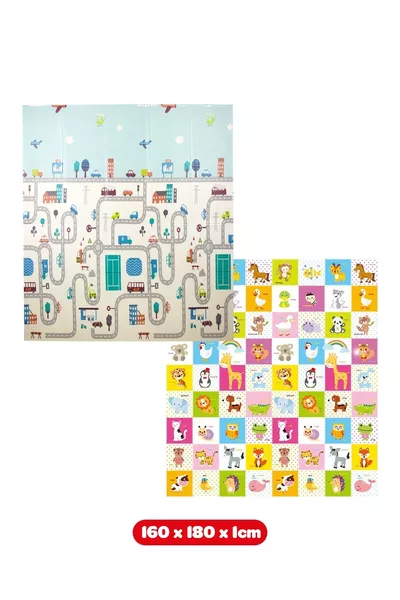 Tapis de jeu pliable drôle Way (MATI) - Nouvelle dimension Cm (avec sac de transport)