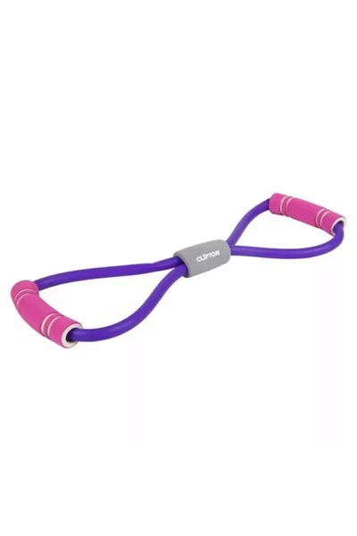 Pilates-Seil Turnband Fitnessband Yoga Pilates Gummiband Sport Kondition Widerstandsband Lila