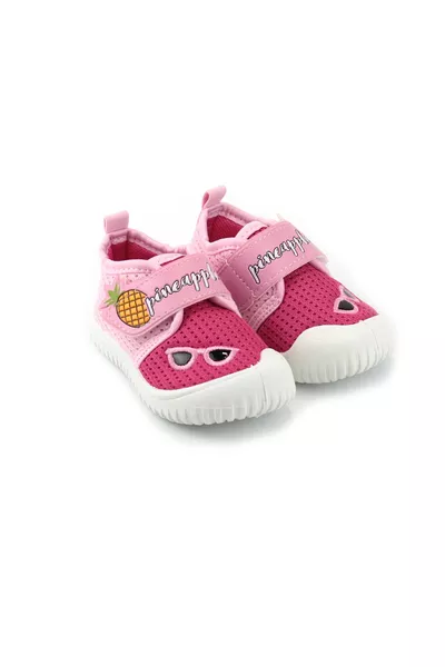 حذاء صيفي قماش كتاني للبنات الصغيرات