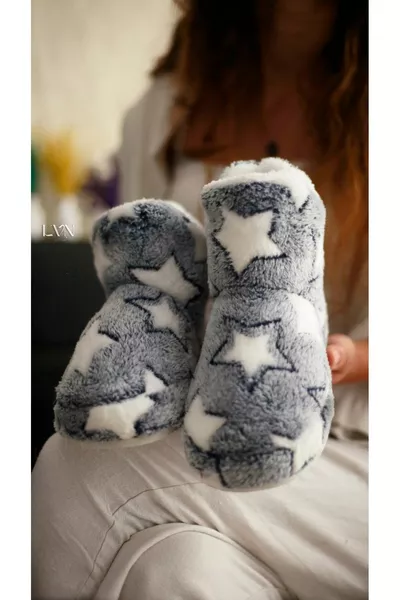 خفّاف منزل نسائي بنعل سميك وخفيف