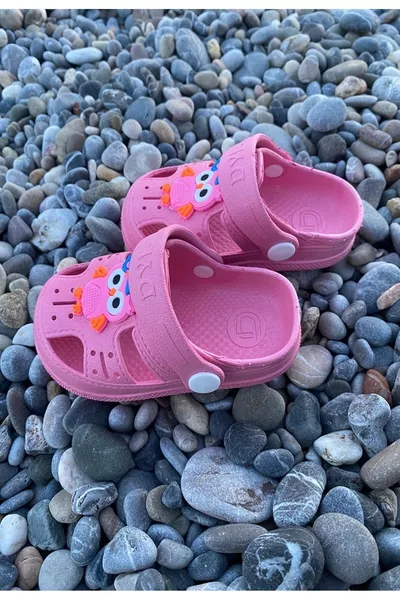 صندل أطفال بنعل يومي مضاد للانزلاق وشكل حيوانات