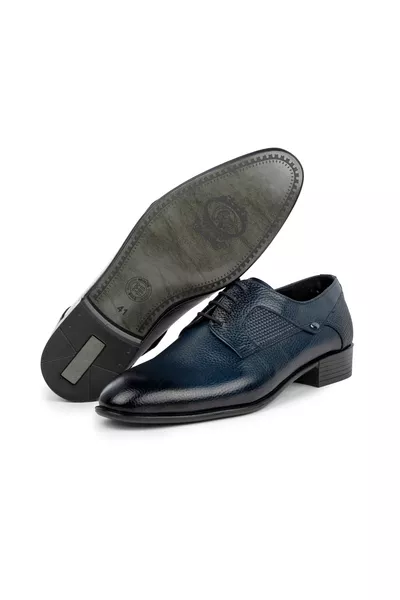 Sace Genuine Leather Men's Classic Shoe, Derby Classic Shoe, Lace-Up Classic Shoe