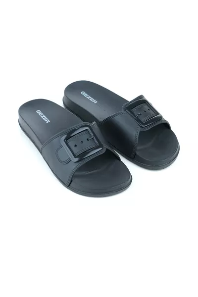 Женские летние шлепанцы с одной пряжкой, подходящие для скользкой поверхности