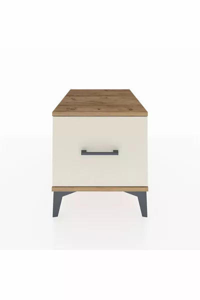 كومود كرونوس درج واحد من خشب الصنوبر وحجر العقيق