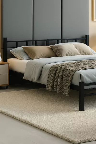 Titan Double Metal Bed Frame