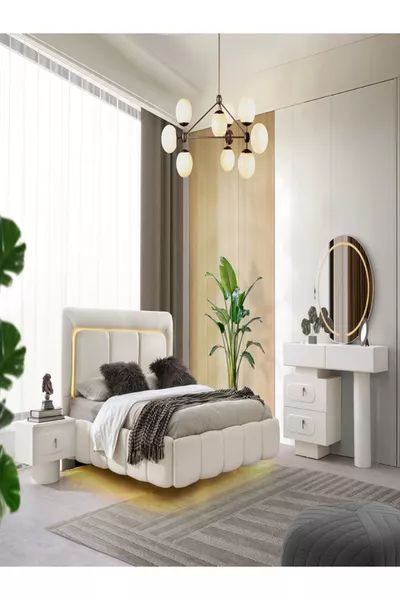 طقم غرفة نوم MDF نسيم