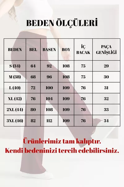 Women's Burgundy High-Waist Shaping Ribbed Front Wide-Leg Modal Fabric Leggings Pants