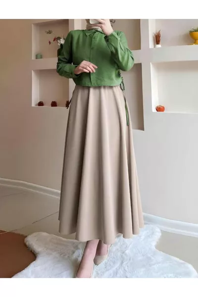 فستان سكوبا بولو من نوع كلوش