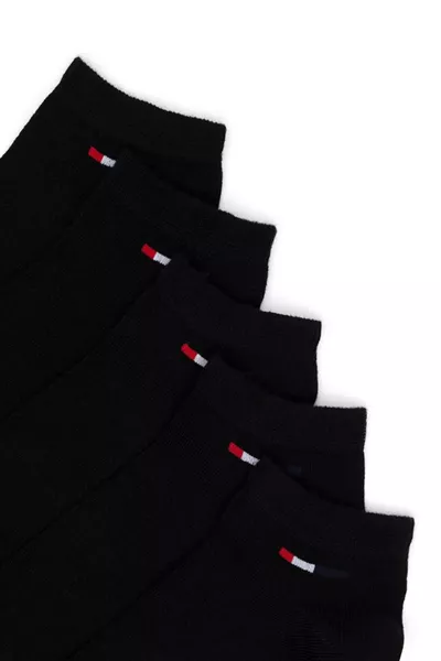 Pacchetto da 5 Calze Nere - Taglio Regular Fit - Design Elegante e Confortevole (Uomo/Donna)