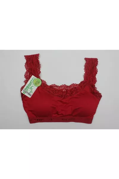 Women's Cotton 3-Pack Lace-Trimmed Half Tank Shaper with Built-In Pads, Plus Size, Thick-Strap Bra