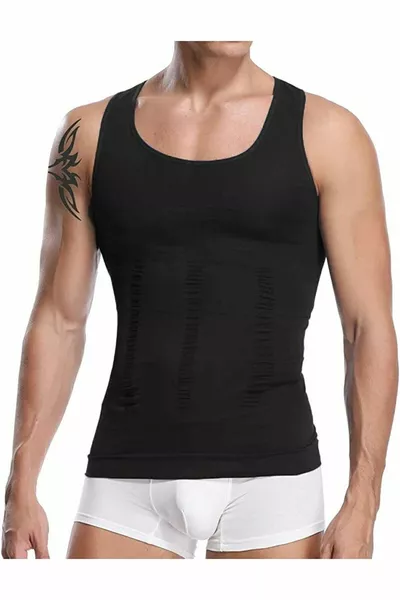 Fitform Men's Tank Top Corset Ultra Chest Lifting Gynecological Corset Belly Shaping Posture Correcting Corset