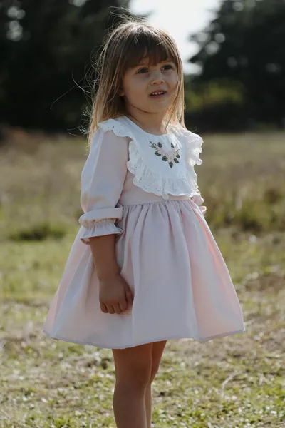 فستان أنثى حديثة الولادة وطفلة لحفلة عيد الميلاد والزفاف مبطن من الساتان ملابس أطفال ملابس حديثي الولادة