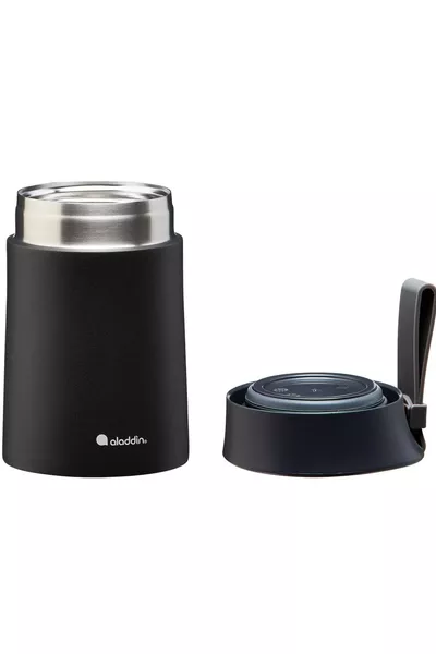 برطمان طعام من الفولاذ المقاوم للصدأ Bistro Thermavac™ سعة 0.4 لتر لون أسود لافا