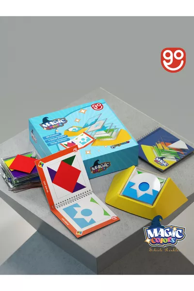 ألوان سحرية لعبة تعليمية لتطوير الإدراك البصري والمهارات والقدرات التصميمية