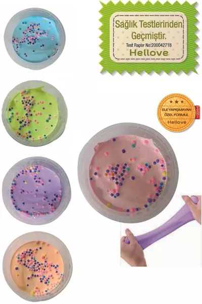 Slime Schiumoso Non Appiccicoso alle Mani Set da 3 Morbido Giochi di Pasta Modellabile