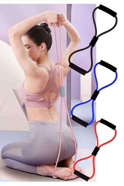 Pilates Widerstandsband Seil Körperformer Schmetterlings-Widerstandsband Kraftband 1 Stück