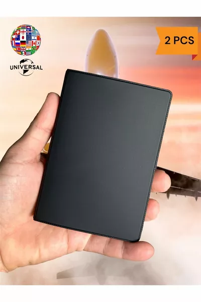 2 водонепроницаемых кожаных чехла для паспорта из винила, держатель для паспорта, защитный чехол для паспорта