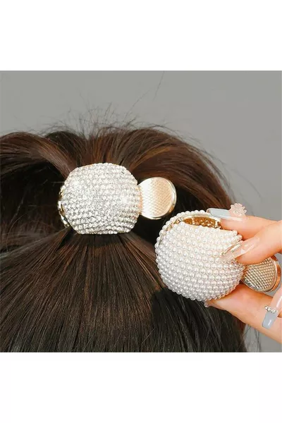 Perlenhafter Pferdeschwanz-Haarklammer