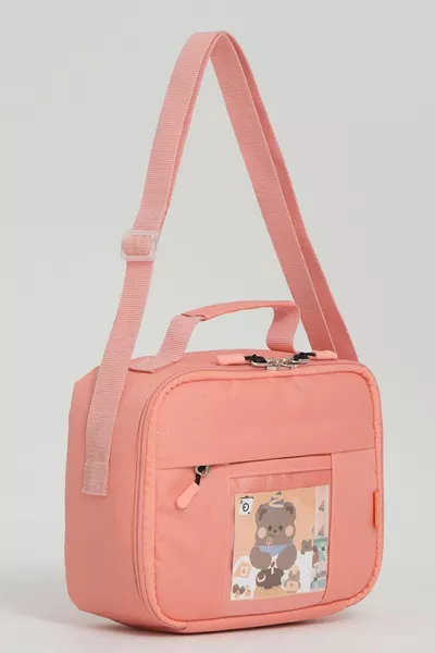 Детска обядна чанта в стил Коре Кавай с аксесоари - термоизолирана обядна чанта с термос