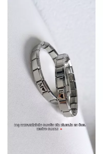 Braccialetto con Iniziale - 1 Pezzo