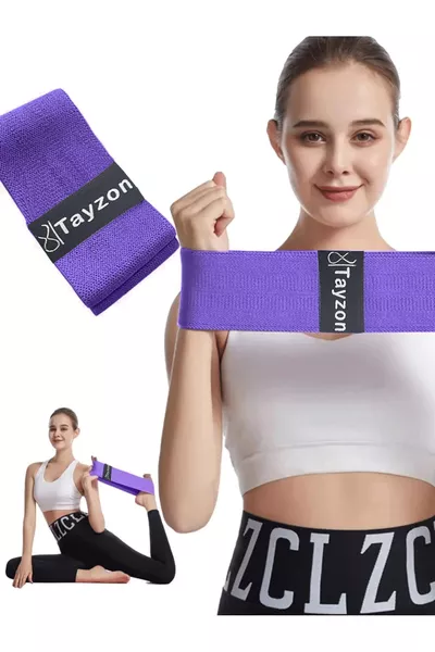 شريط مقاومة متين من نوع لوب، مقاومة متوسطة، شريط بيلاتس، شريط يوغا، شريط لياقة، شريط قرفصاء