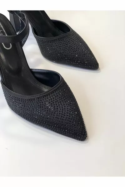 Subaşı Prinzessin Stein Modell Dünne Absätze Damen Abendkleid Schuhe