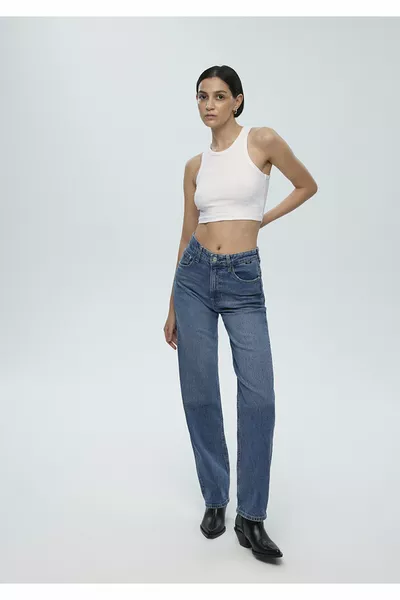 Sky Classic Denim Indigo Blue Jean Pants 