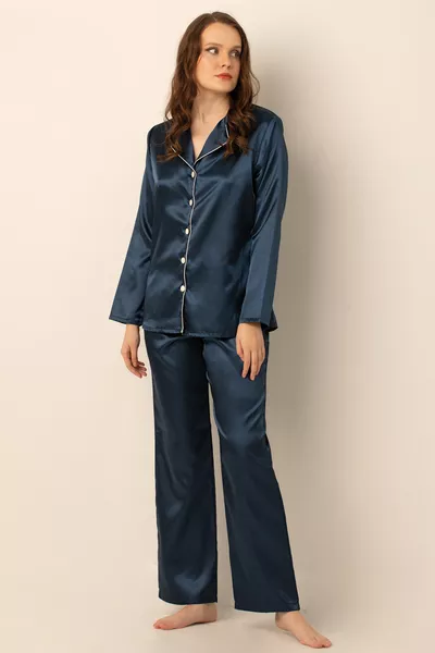 Long Sleeve Satin Pajama Set New Season