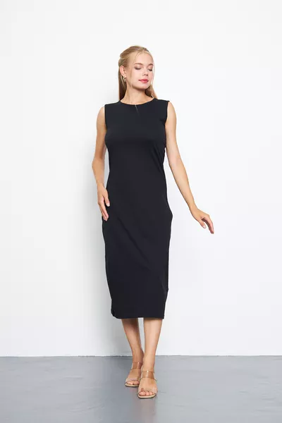 Long Sleeveless Dress Lining % Cotton Undergarment Slip Jumpsuit