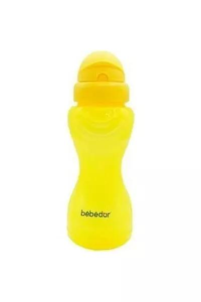 كوب رياضي بشفاطة / أصفر  مل