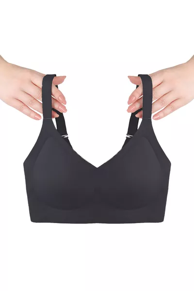 Reggiseno modellante invisibile senza ferretto, senza cuciture, rimovibile con imbottitura