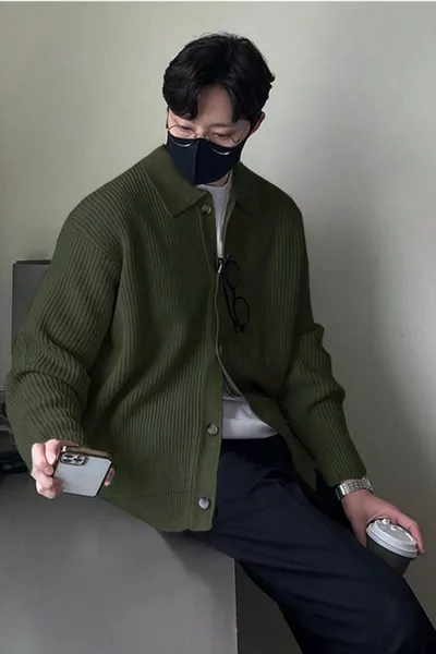 Regular Fit Vest met Knopdetails