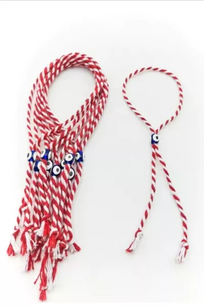 Marteniçka -Piece Bracelet with Evil Eye Beads