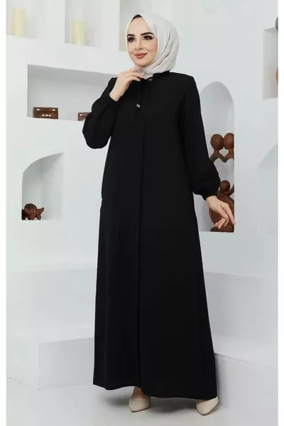 Hijab Clothing Women's Abaya Black Summer Aerobin